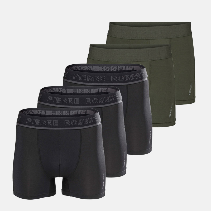 BOXERSHORTS SPORT HERRE X5, Mix Color, hi-res